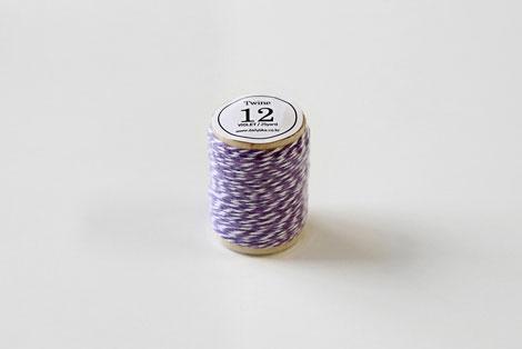 Cordón algodón Twine violeta