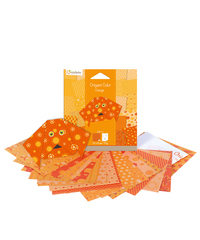 Pk origami color 12x12cm Naranja